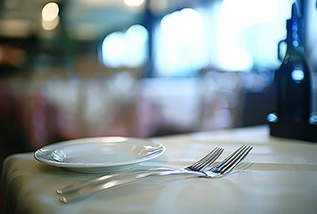 Table vide noshow restaurant